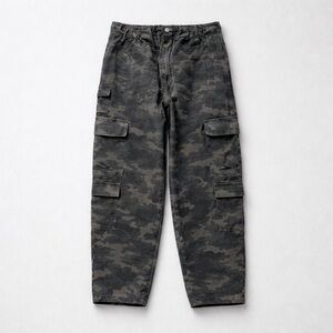 Camouflage Wide Leg Jeans